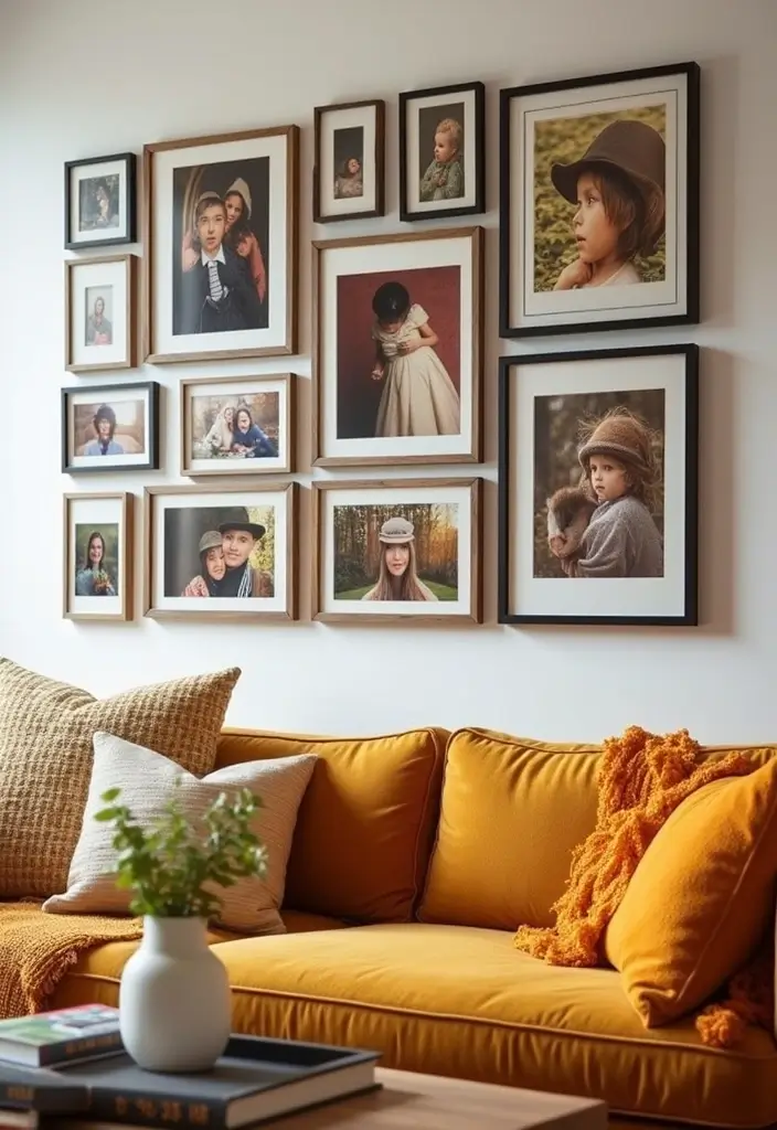 28 Room Craft Ideas That Personalize Your Space Creatively 27 28 Room Craft Ideas That Personalize Your Space Creatively - 5. DIY Photo Collage