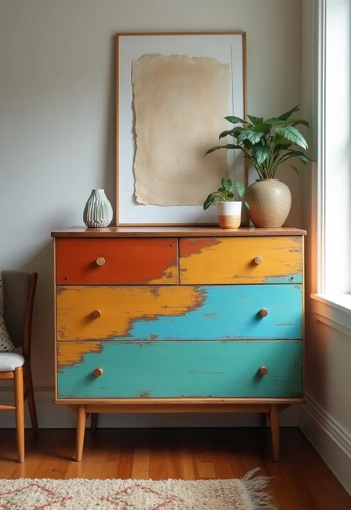 28 Room Craft Ideas That Personalize Your Space Creatively 34 28 Room Craft Ideas That Personalize Your Space Creatively - 6. Paint-Dipped Furniture