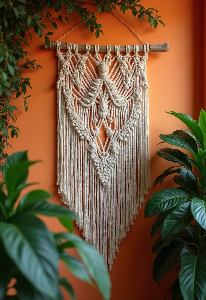 28 Room Craft Ideas That Personalize Your Space Creatively 48 28 Room Craft Ideas That Personalize Your Space Creatively - 8. Macrame Wall Art