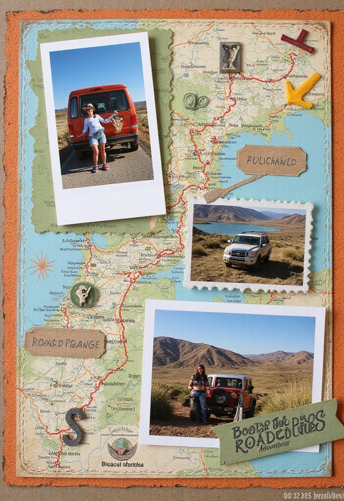 28 Scrapbook Journal Ideas That Turn Everyday Moments Into Art - 18. Road Trip Adventures