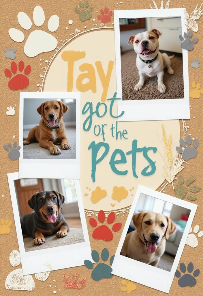 28 Scrapbook Journal Ideas That Turn Everyday Moments Into Art - 8. Pet Memories