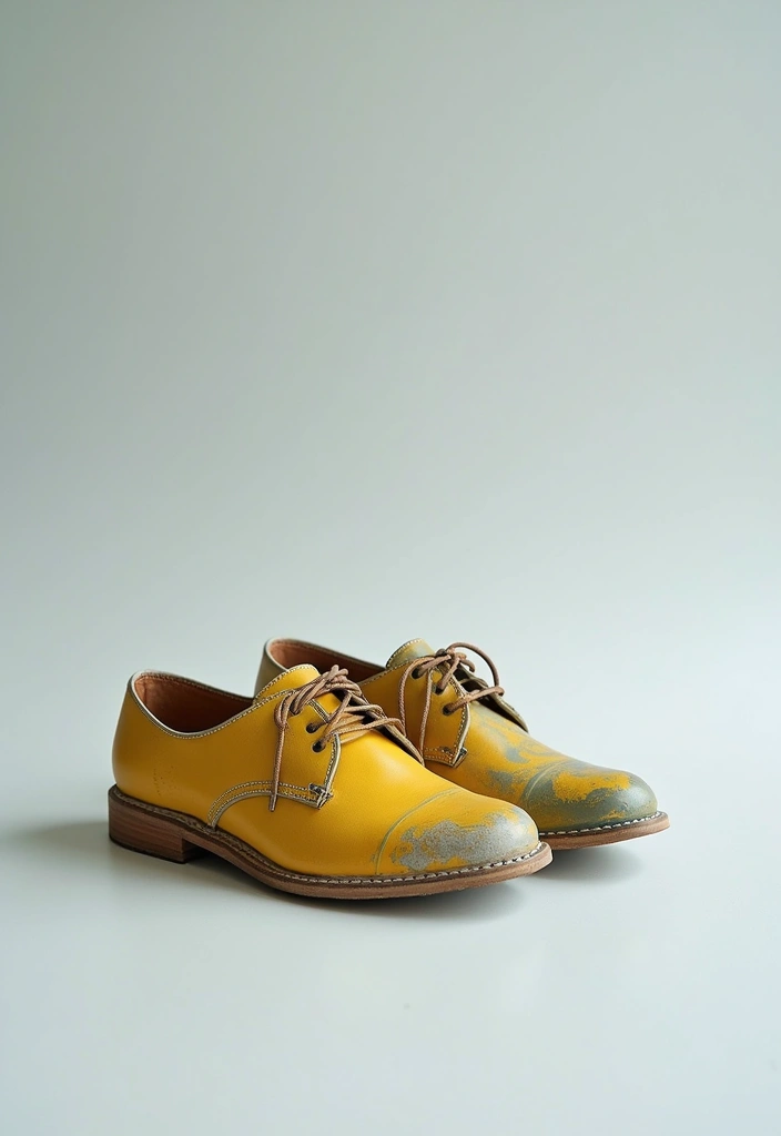 28 Shoe Painting Ideas That Instantly Upgrade Your Footwear and Stand Out - 17. Upcycling with Paint for an Eco-Friendly Upgrade