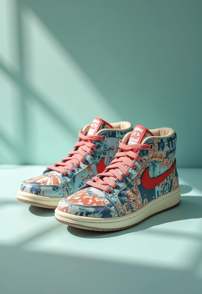 28 Shoe Painting Ideas That Instantly Upgrade Your Footwear and Stand Out - 24. Design with Purpose: Awareness Themes