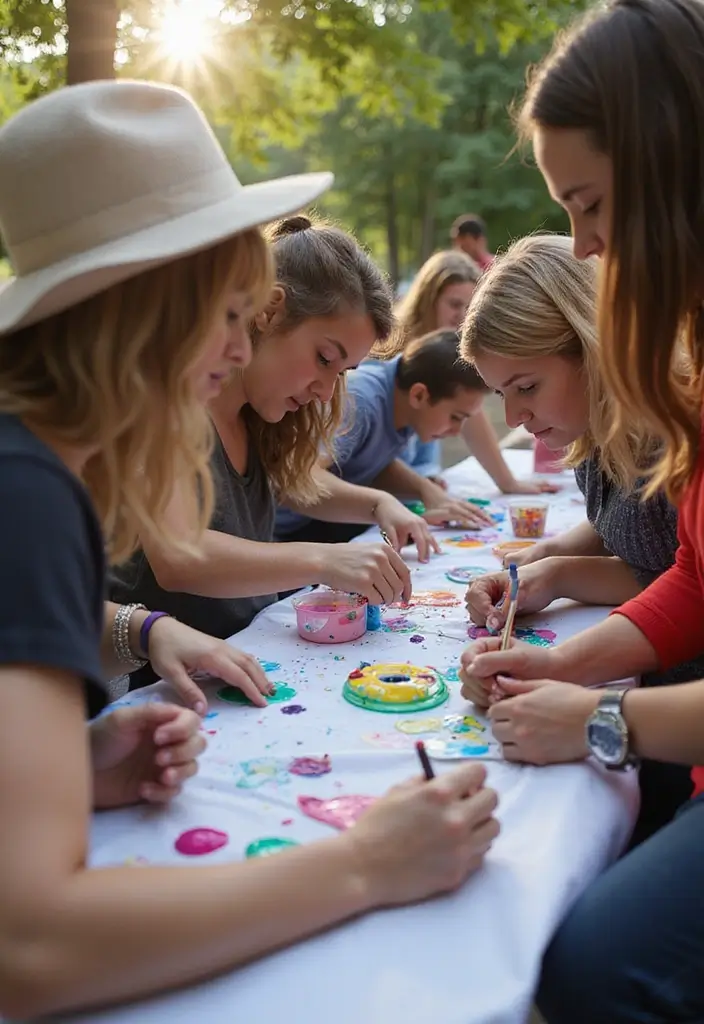 28 Shoe Painting Ideas That Instantly Upgrade Your Footwear and Stand Out - 26. Artistic Collaborations for Community Projects
