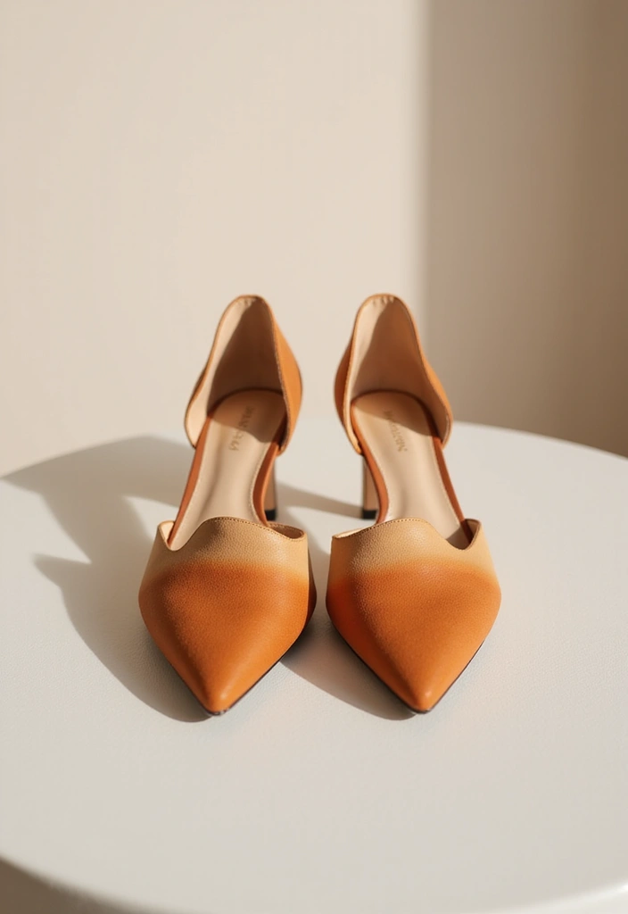 28 Shoe Painting Ideas That Instantly Upgrade Your Footwear and Stand Out - 5. Ombre Effects for a Subtle Upgrade