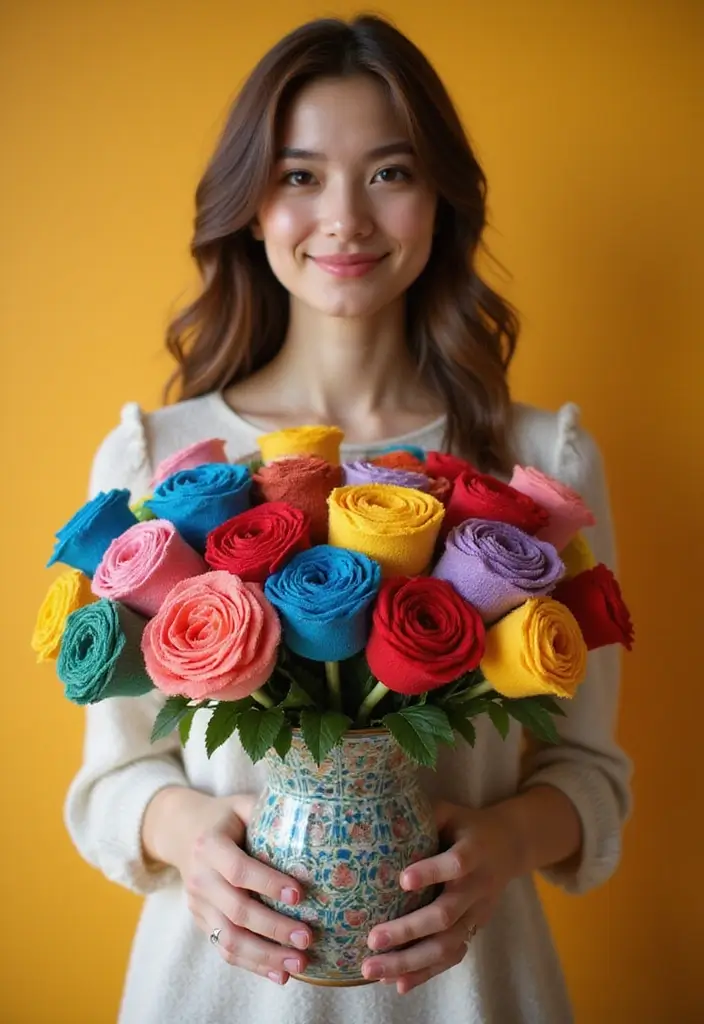 28 Socks Decoration Ideas That Turn Ordinary Socks Into Creative Fashion - 25. Sock Bouquets for Gifts