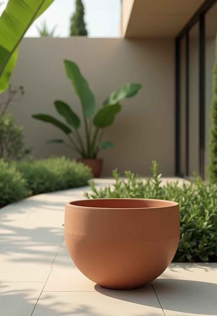 28 Terracotta Pot Painting Ideas That Bring Life and Style to Your Garden - 12. Minimalist Designs