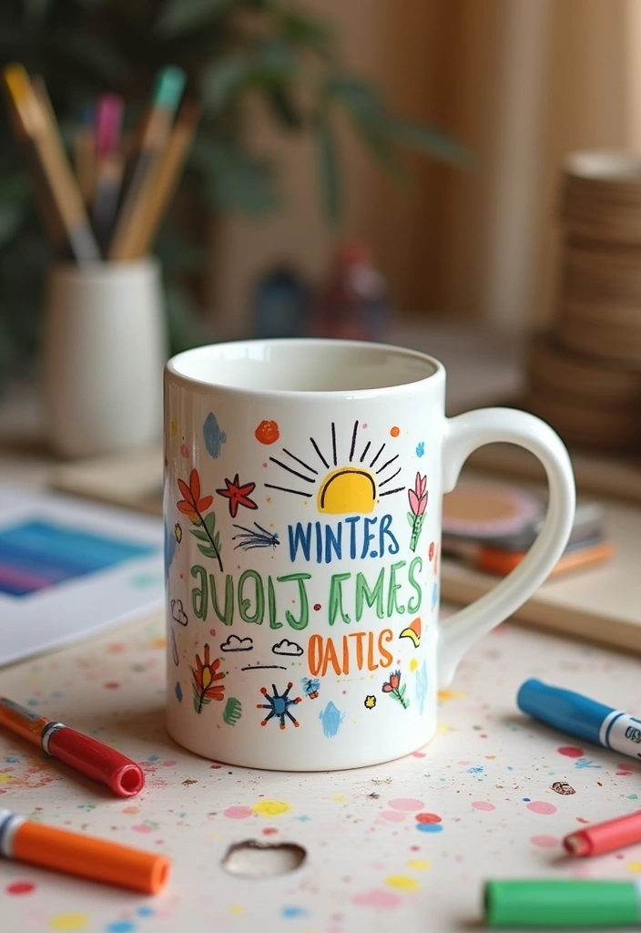 28 Thoughtful and Fun Father’s Day Craft Ideas for Home Decor - 2. DIY Dad's Day Mug