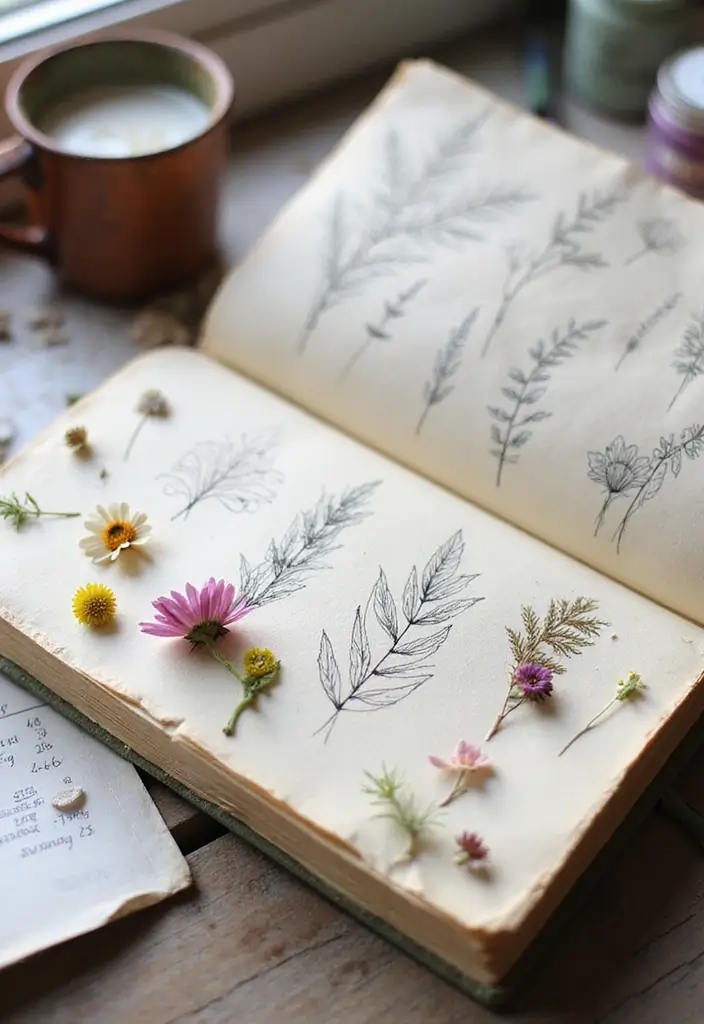 28 To Do List Journal Ideas That Make Productivity Fun and Easy - 1. Botanical Bullet Journal
