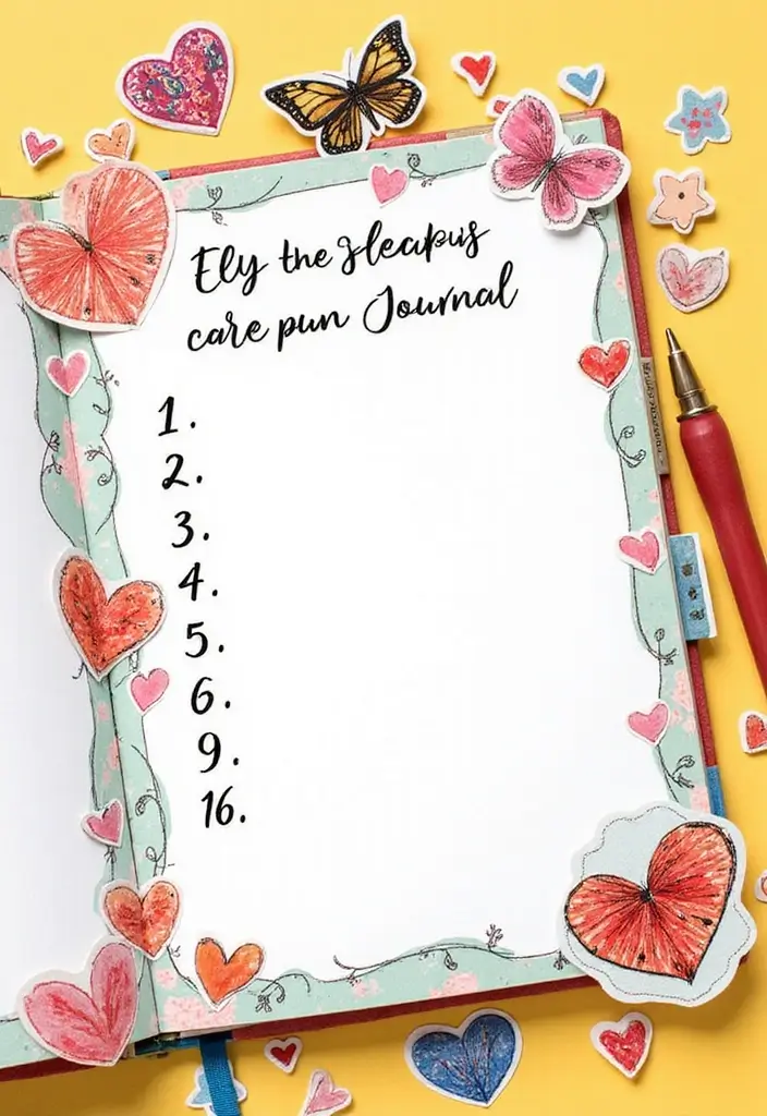 28 Valentines Journal Ideas That Are Sweet Fun and Personalized - 10. Bucket List for Two