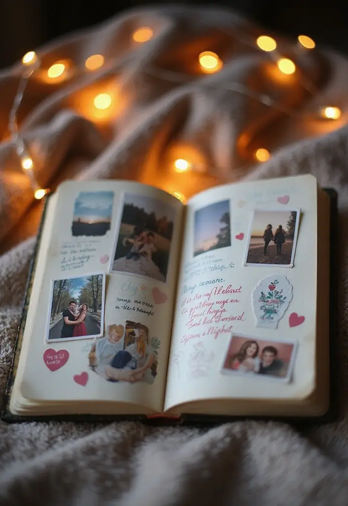 28 Valentines Journal Ideas That Are Sweet Fun and Personalized - 2. Date Nights Recap