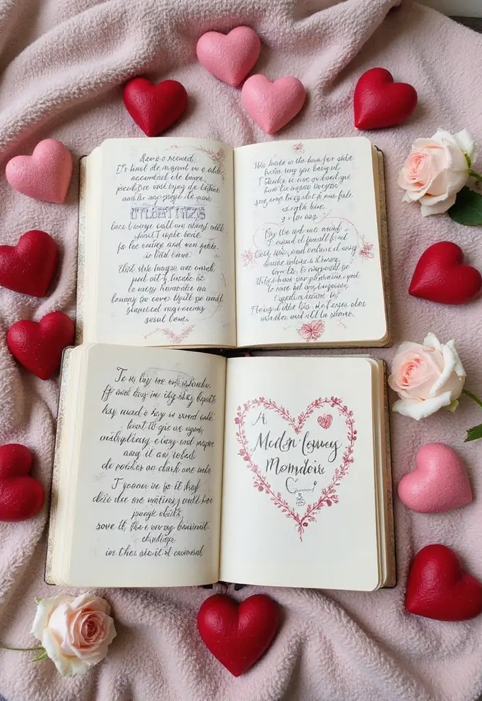 28 Valentines Journal Ideas That Are Sweet Fun and Personalized - 5. Romantic Prompts for Every Day