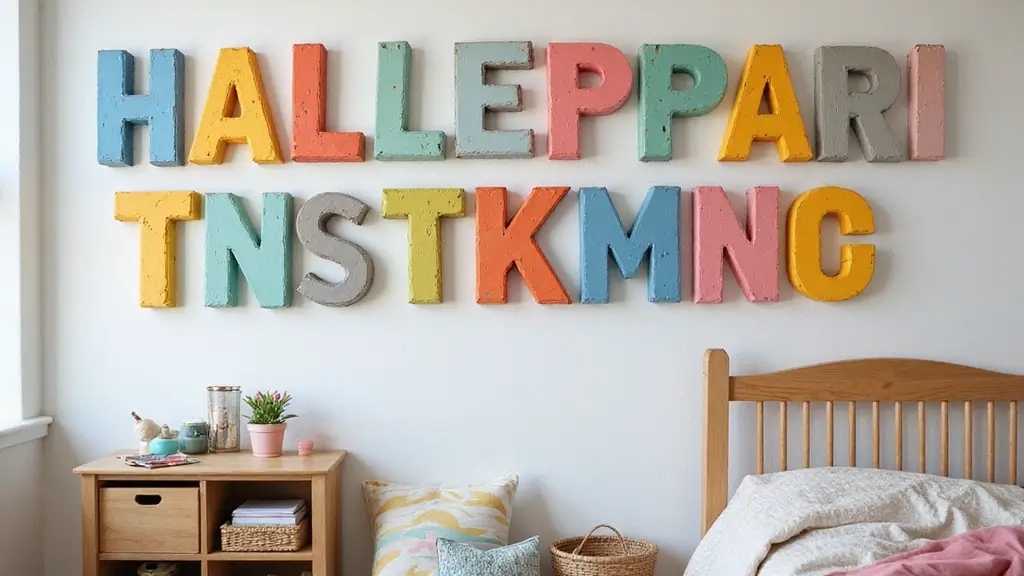 28 Wood Letter Painting Ideas That Personalize Your Space Beautifully