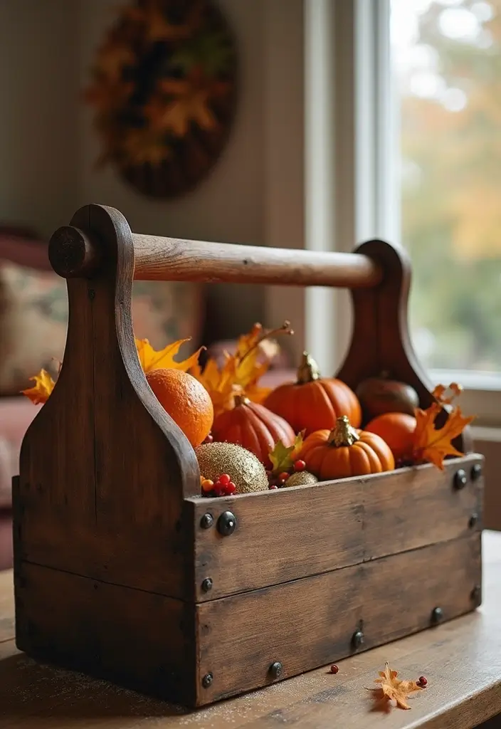 28 Wooden Tool Box Ideas That Are Practical and Stylish 85 28 Wooden Tool Box Ideas That Are Practical and Stylish - 13. Seasonal Decor Holder