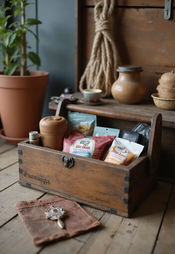 28 Wooden Tool Box Ideas That Are Practical and Stylish 155 28 Wooden Tool Box Ideas That Are Practical and Stylish - 27. Travel Essentials Organizer