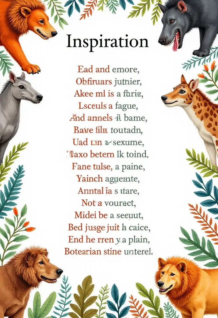 29 Animal Journal Ideas That Are Fun, Creative, and Adorable - 28. Animal-Themed Inspirational Pages