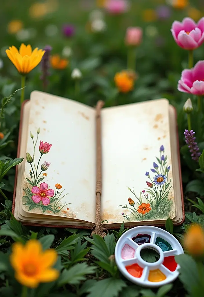 29 Beautiful Journal Ideas That Are Inspiring, Creative, and Aesthetic 8 29 Beautiful Journal Ideas That Are Inspiring, Creative, and Aesthetic - 2. Nature-Inspired Sketchbook