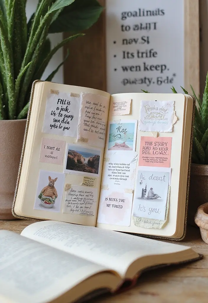 29 Beautiful Journal Ideas That Are Inspiring, Creative, and Aesthetic 132 29 Beautiful Journal Ideas That Are Inspiring, Creative, and Aesthetic - 20. Vision Board Journal