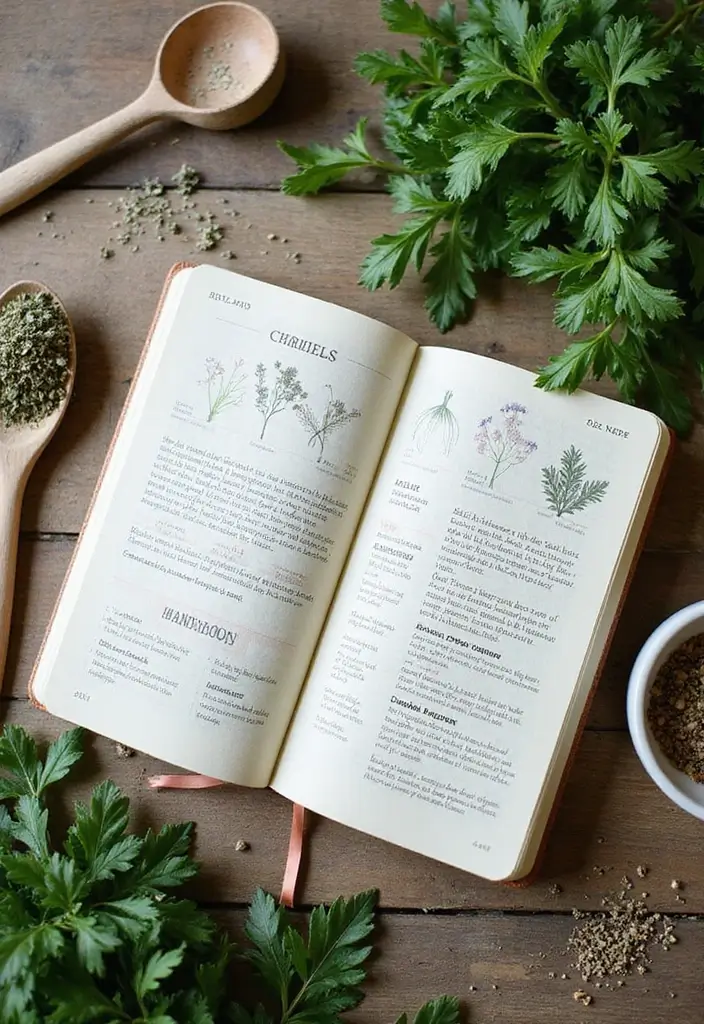 29 Beautiful Journal Ideas That Are Inspiring, Creative, and Aesthetic 137 29 Beautiful Journal Ideas That Are Inspiring, Creative, and Aesthetic - 21. Herbal Journal