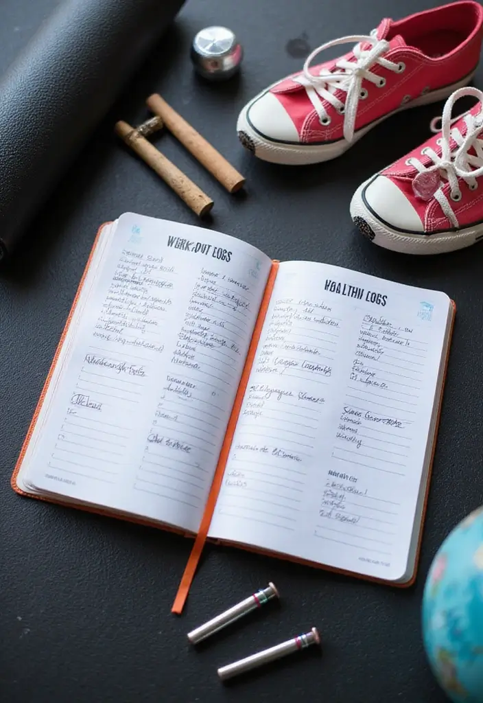 29 Beautiful Journal Ideas That Are Inspiring, Creative, and Aesthetic 170 29 Beautiful Journal Ideas That Are Inspiring, Creative, and Aesthetic - 26. Fitness Journal