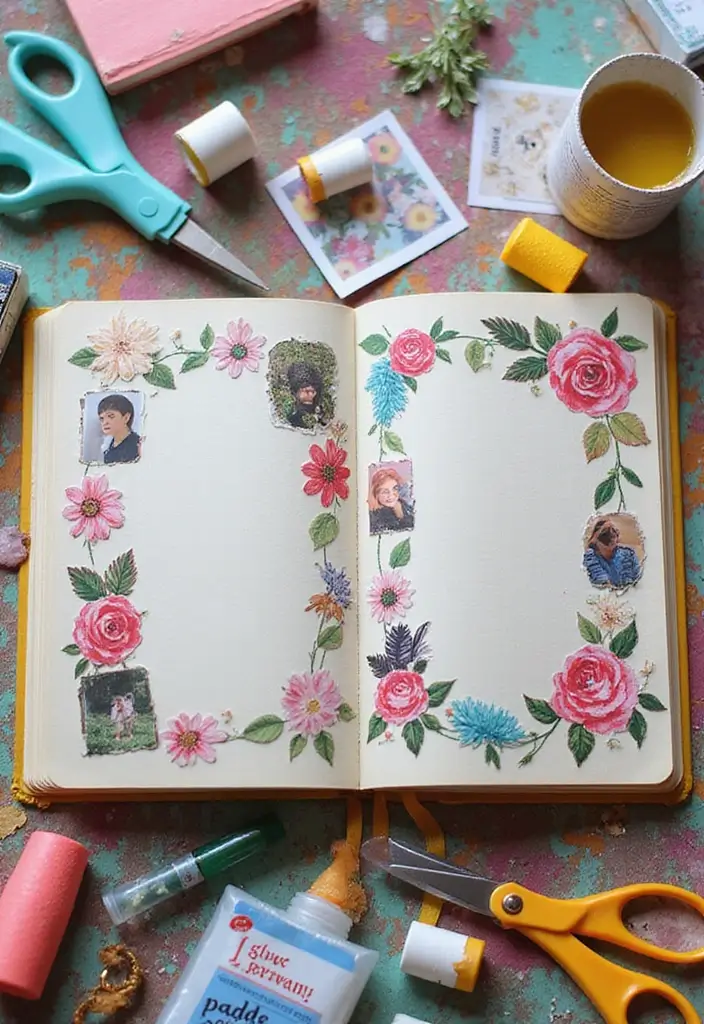 29 Beautiful Journal Ideas That Are Inspiring, Creative, and Aesthetic 50 29 Beautiful Journal Ideas That Are Inspiring, Creative, and Aesthetic - 8. DIY Collage Journal