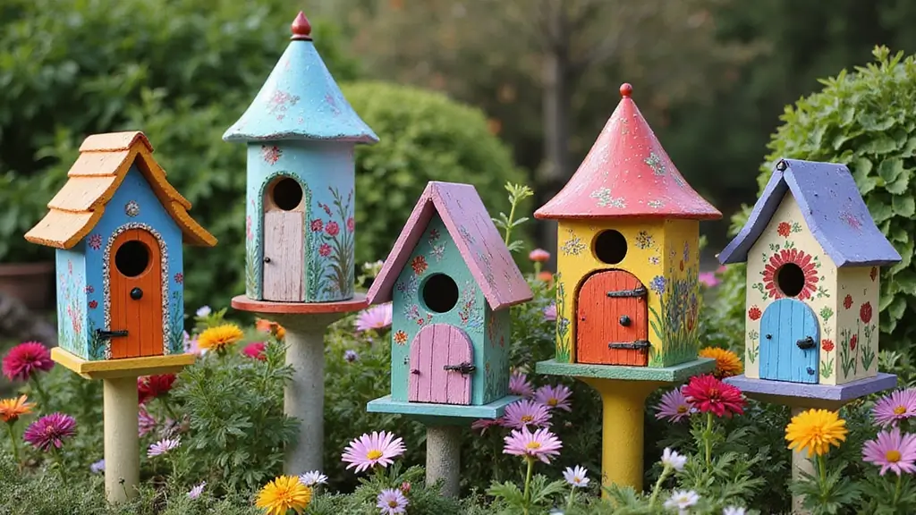 29 Bird House Painting Ideas That Add Color and Charm to Your Garden