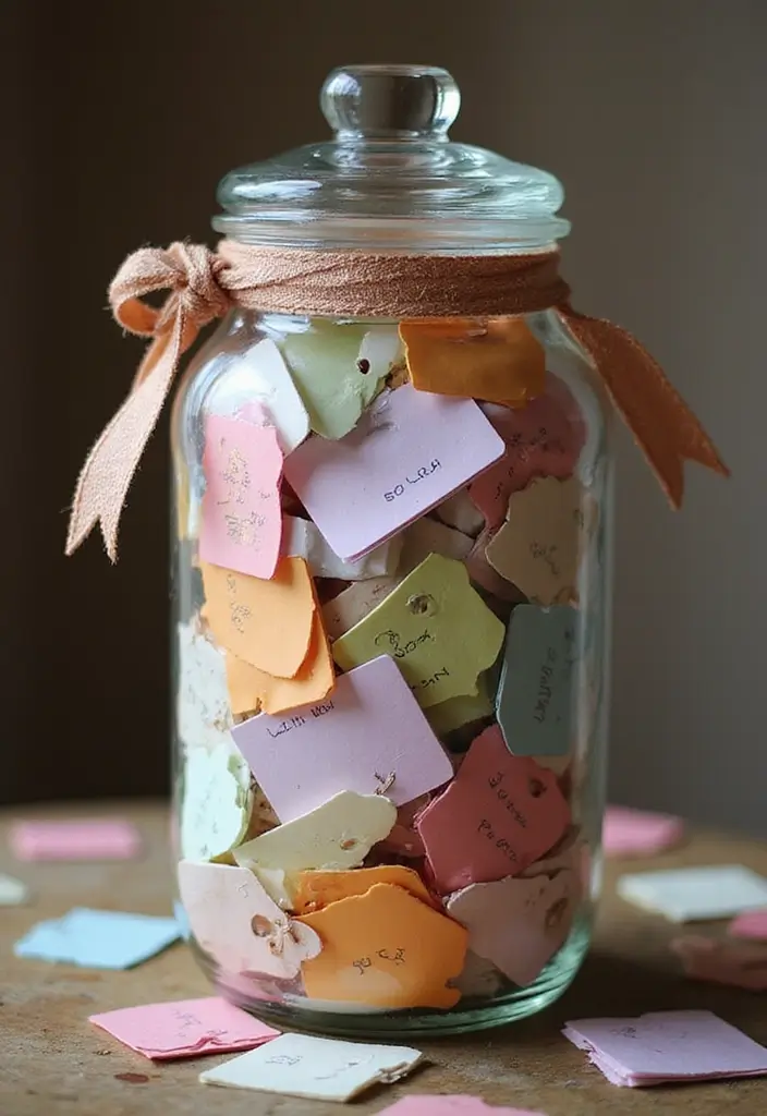 29 Birthday Craft Ideas For Boyfriend That Are Cute and Thoughtful - 1. Personalized Memory Jar