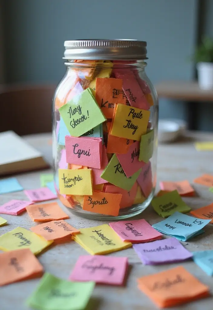 29 Birthday Craft Ideas For Boyfriend That Are Cute and Thoughtful - 14. Custom Playlist in a Jar