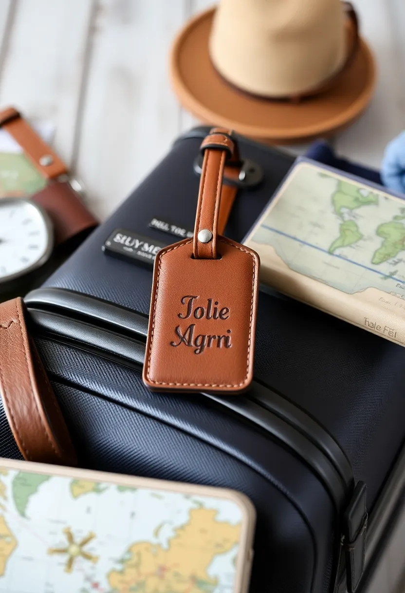 29 Birthday Craft Ideas For Boyfriend That Are Cute and Thoughtful - 17. Personalized Luggage Tag