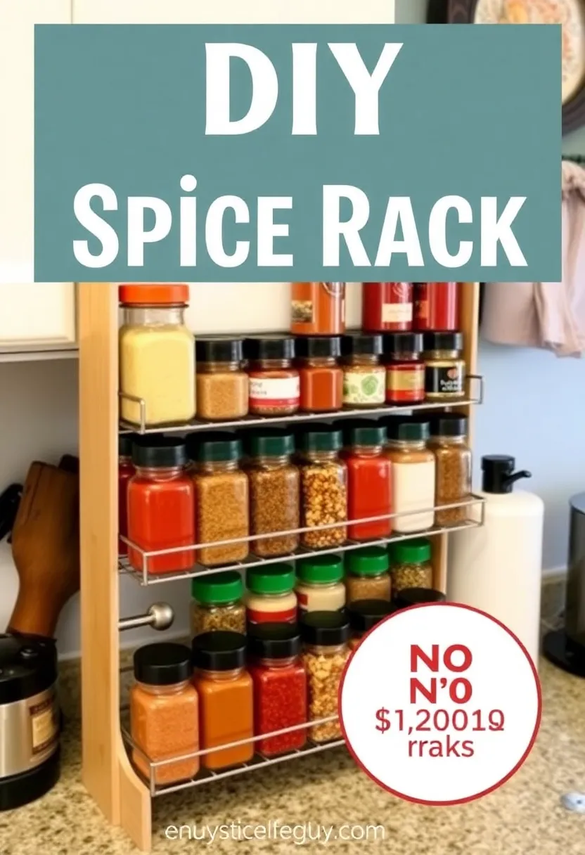 29 Birthday Craft Ideas For Boyfriend That Are Cute and Thoughtful - 22. DIY Spice Rack