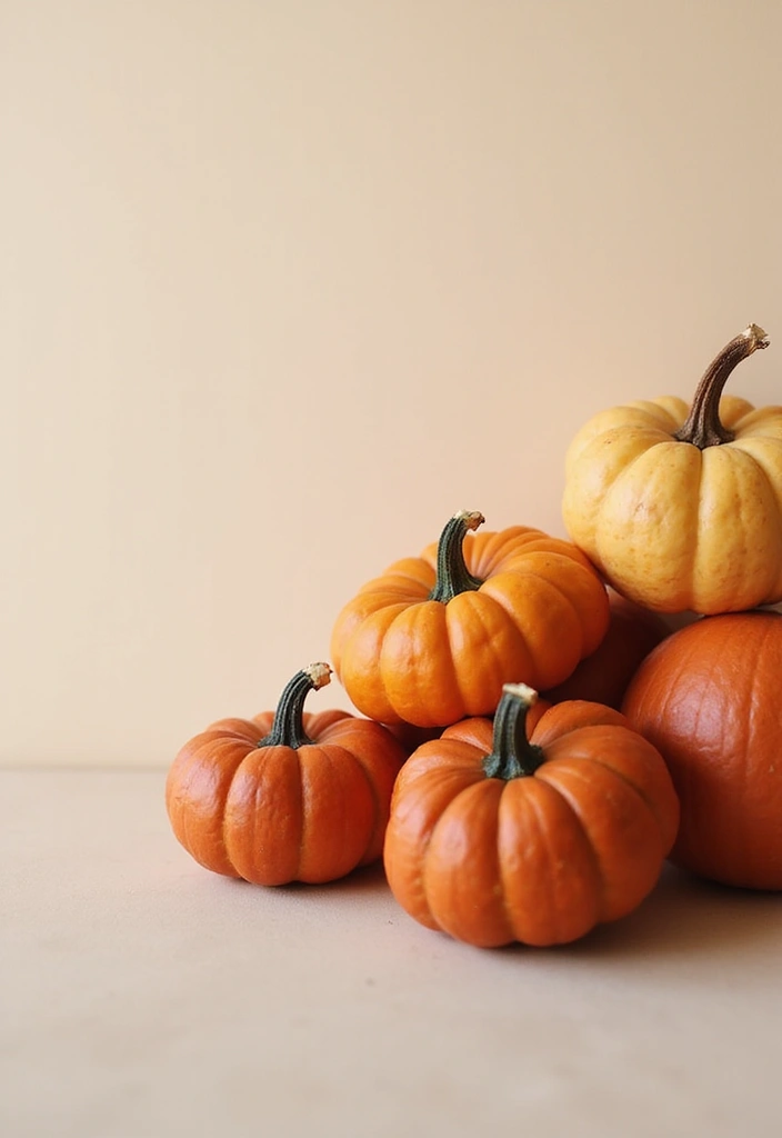 29 Cute Couple Pumpkin Painting Ideas That Are Fun Romantic and Unique - 8. Ombre Pumpkins