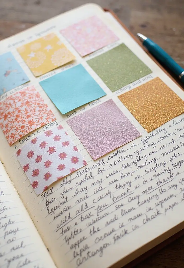 29 Cute Diary Decoration Ideas That Make Writing Fun and Adorable 143 29 Cute Diary Decoration Ideas That Make Writing Fun and Adorable - 25. Unique Paper Choices