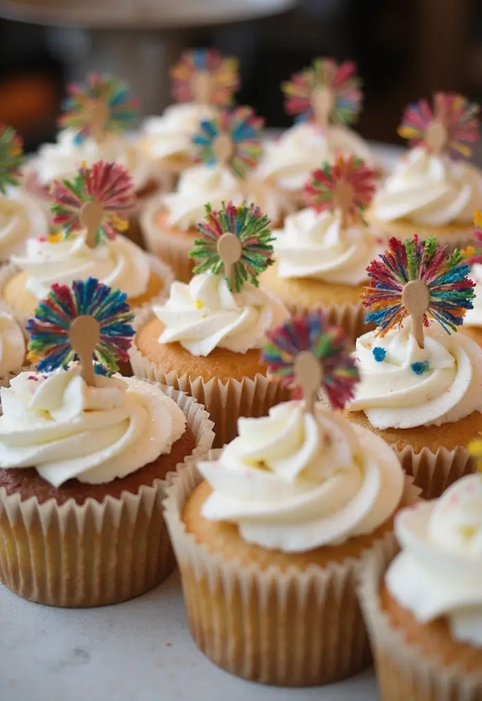 29 DIY Birthday Decoration Ideas That Make Parties Memorable and Colorful - 11. DIY Cupcake Toppers