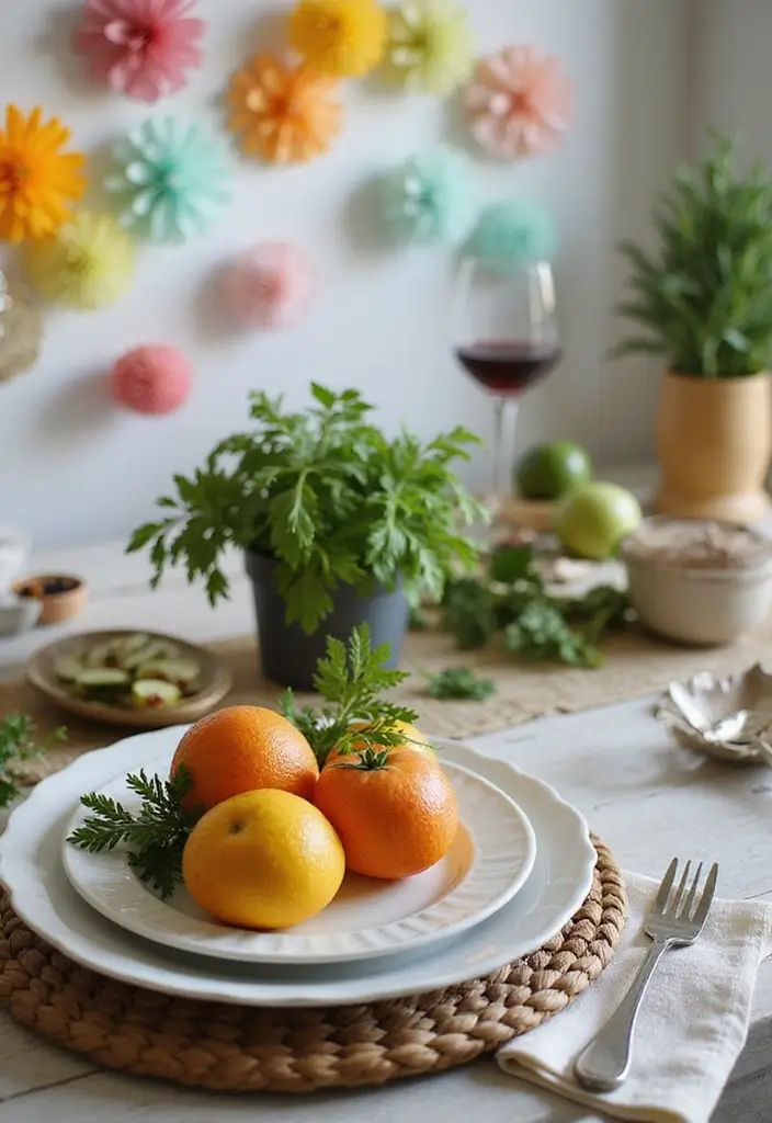 29 DIY Birthday Decoration Ideas That Make Parties Memorable and Colorful - 12. Natural Table Settings