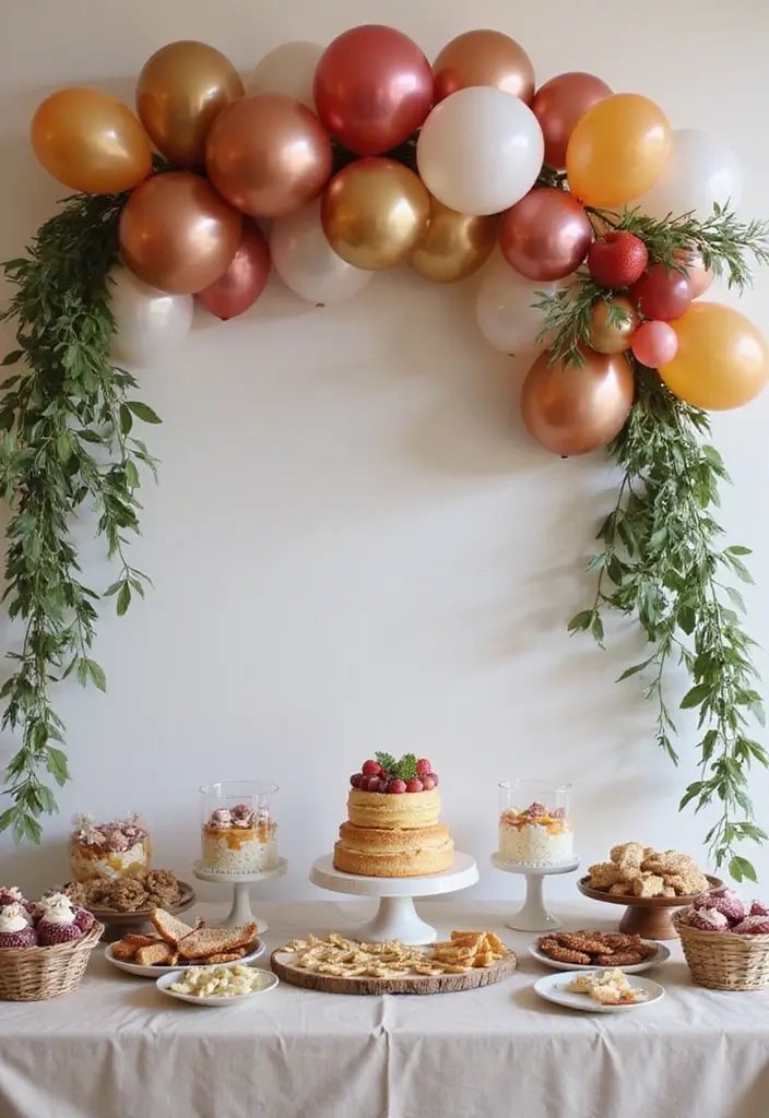 29 DIY Birthday Decoration Ideas That Make Parties Memorable and Colorful - 2. Balloon Garland with a Twist