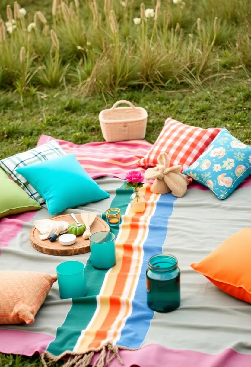 29 DIY Birthday Decoration Ideas That Make Parties Memorable and Colorful - 25. Outdoor Picnic Setup