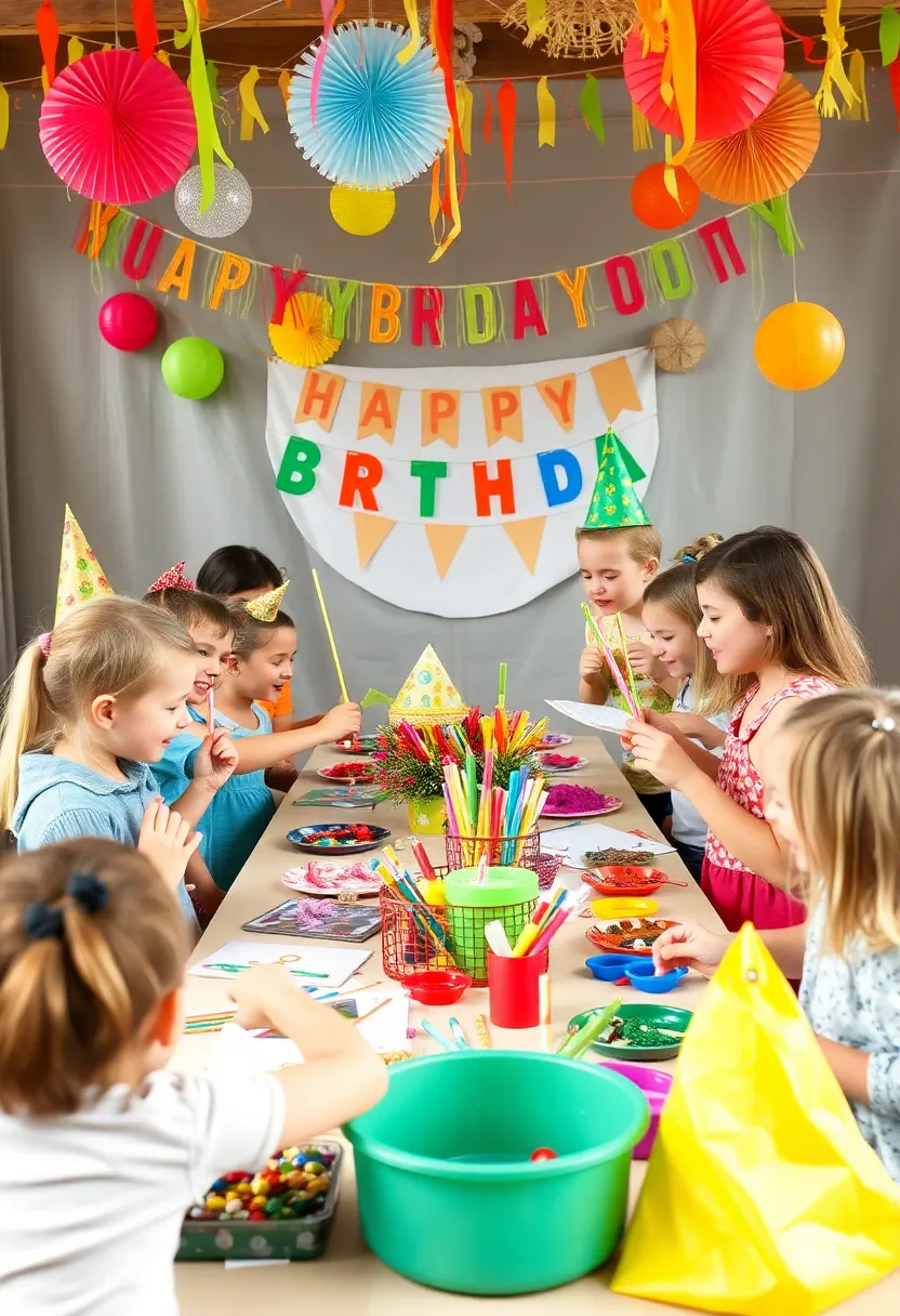 29 DIY Birthday Decoration Ideas That Make Parties Memorable and Colorful - 26. Upcycled Craft Activities