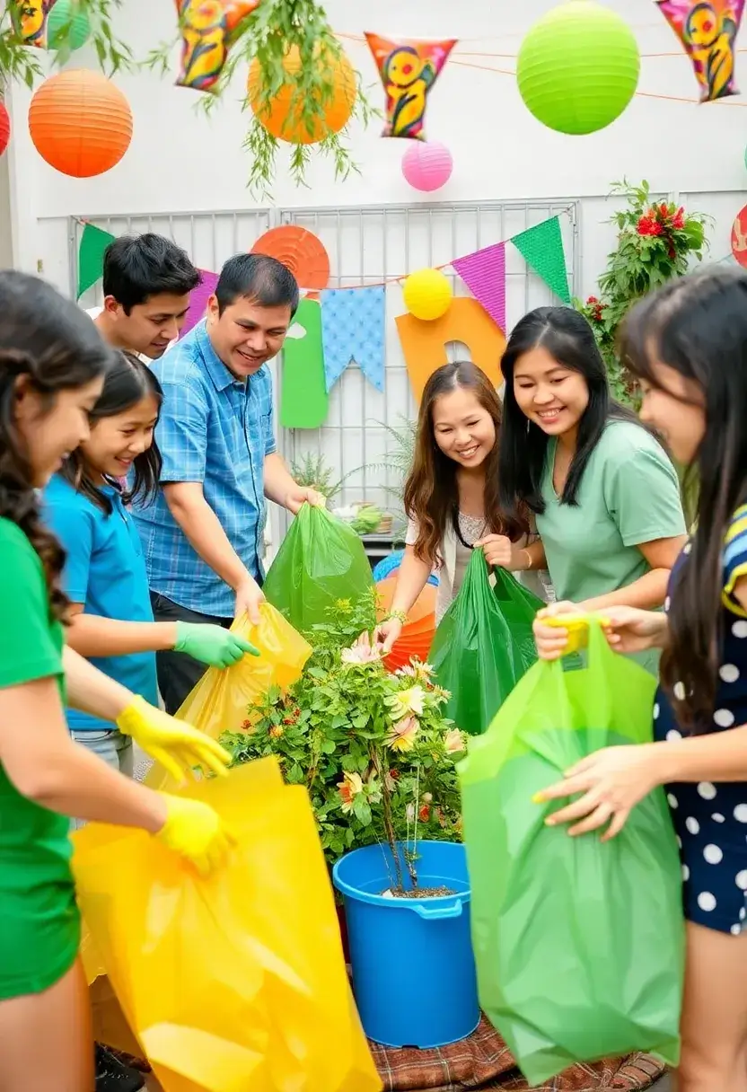 29 DIY Birthday Decoration Ideas That Make Parties Memorable and Colorful - 27. Plan a Green Cleanup