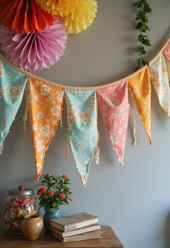 29 DIY Birthday Decoration Ideas That Make Parties Memorable and Colorful - 6. Reusable Fabric Banners