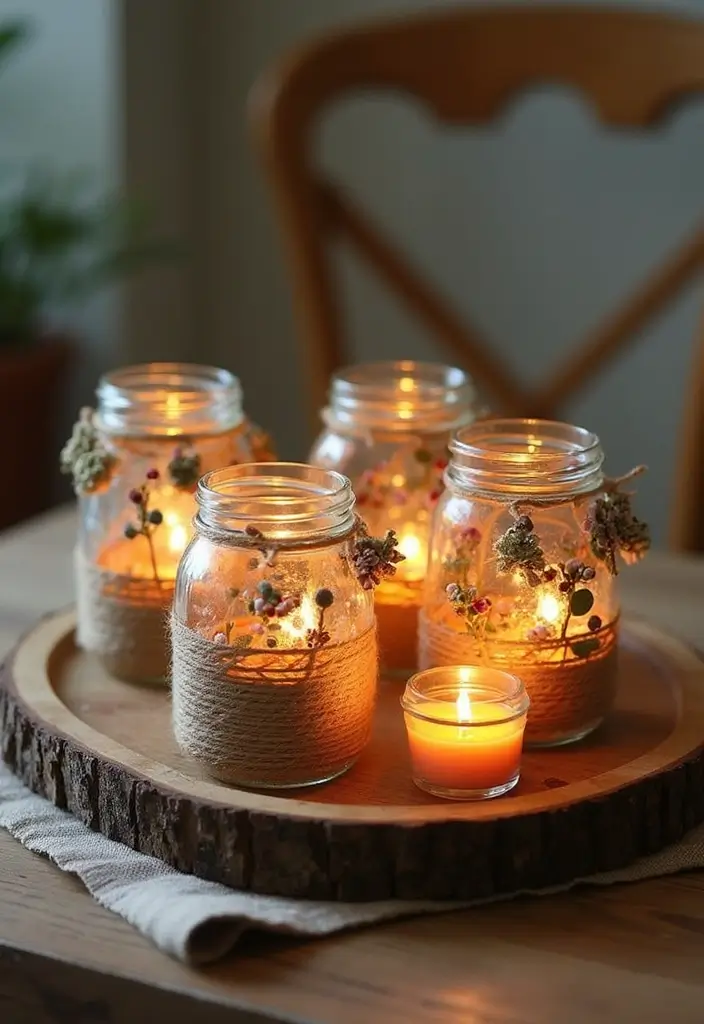 29 DIY Diya Decoration Ideas That Make Your Festive Lamps Shine Bright 8 29 DIY Diya Decoration Ideas That Make Your Festive Lamps Shine Bright - 2. Upcycled Glass Jars