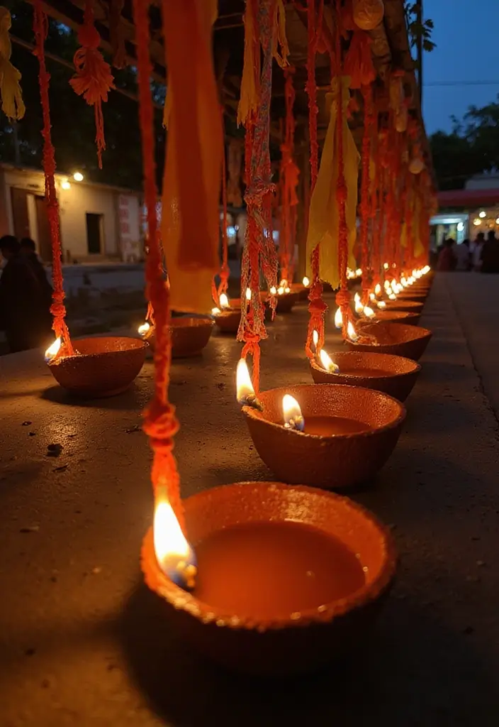 29 DIY Diya Decoration Ideas That Make Your Festive Lamps Shine Bright 120 29 DIY Diya Decoration Ideas That Make Your Festive Lamps Shine Bright - 22. Lantern-Style Diyas