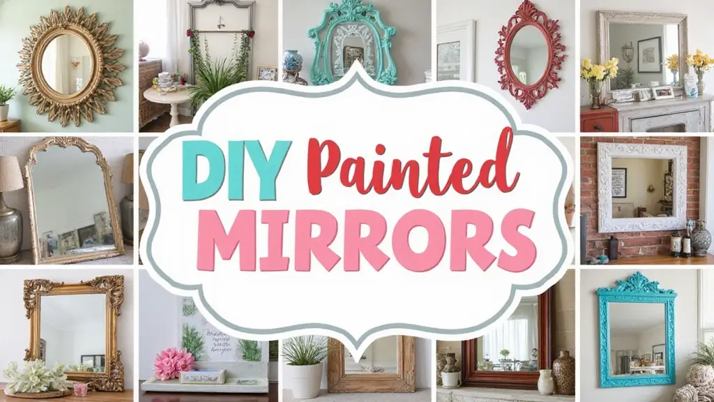 29 DIY Mirror Painting Ideas That Transform Ordinary Mirrors Into Art