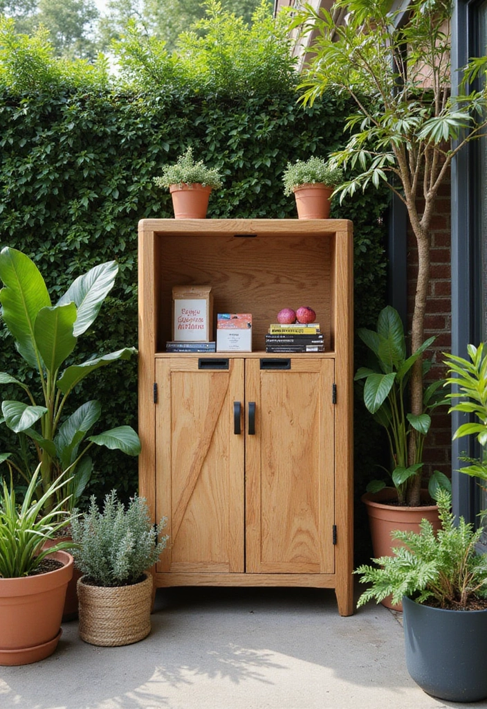 29 DIY Package Drop Box Ideas That Make Receiving Packages Easy - 17. Artistic Wire Drop Box