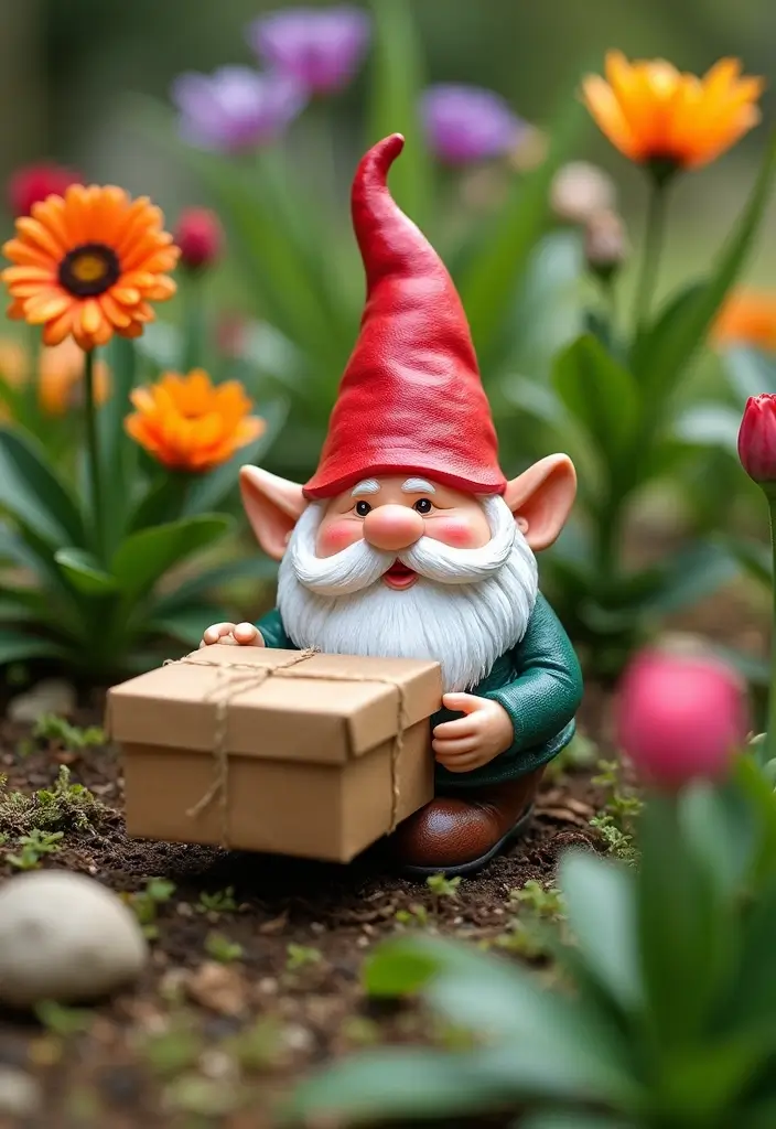 29 DIY Package Drop Box Ideas That Make Receiving Packages Easy - 21. Gnome Drop Box