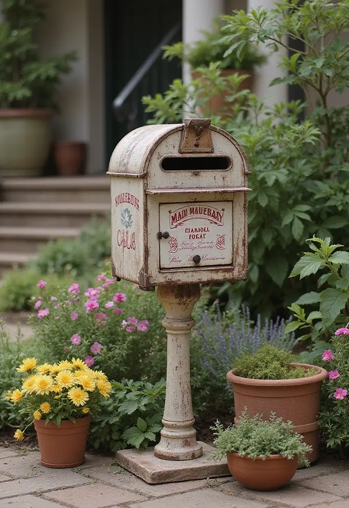 29 DIY Package Drop Box Ideas That Make Receiving Packages Easy - 22. Vintage Mailbox Drop Box
