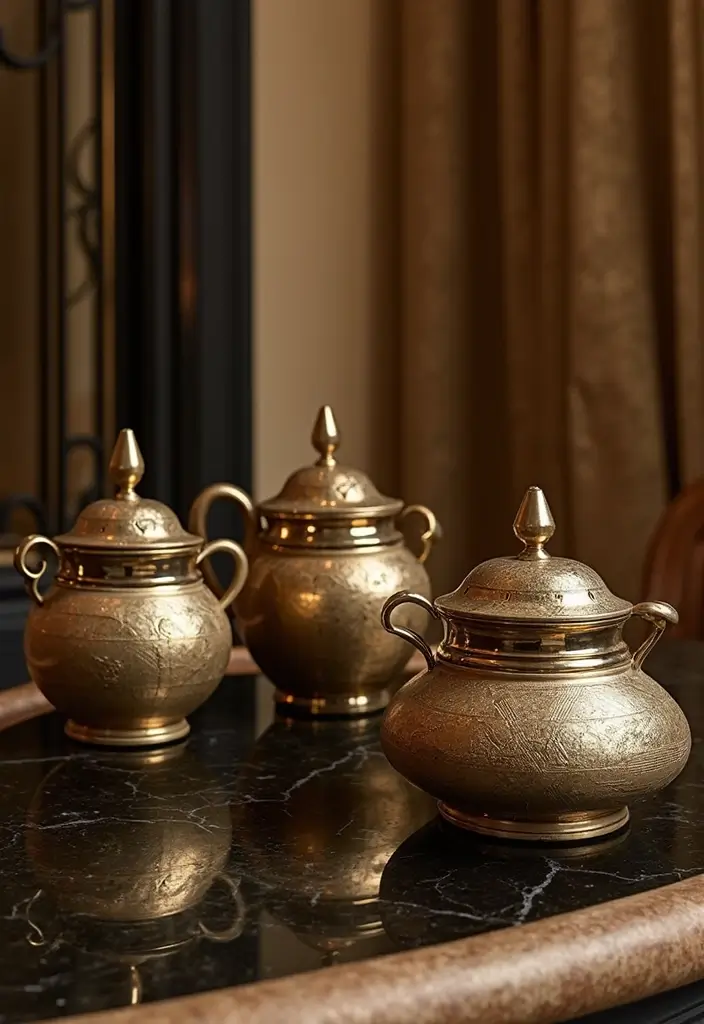 29 DIY Pot Painting Ideas Anyone Can Try for Quick Creative Projects - 21. Art Deco Elegance