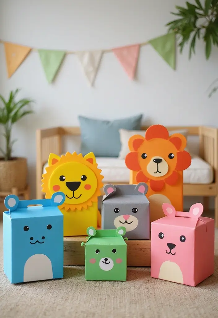 29 DIY Toy Box Ideas That Keep Playrooms Organized and Fun - 4. Cardboard Box Creations