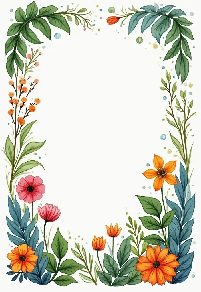 29 Daily Bullet Journal Ideas That Keep Your Days Organized, Creative, and Inspiring - 7. Nature-Inspired Doodle Pages