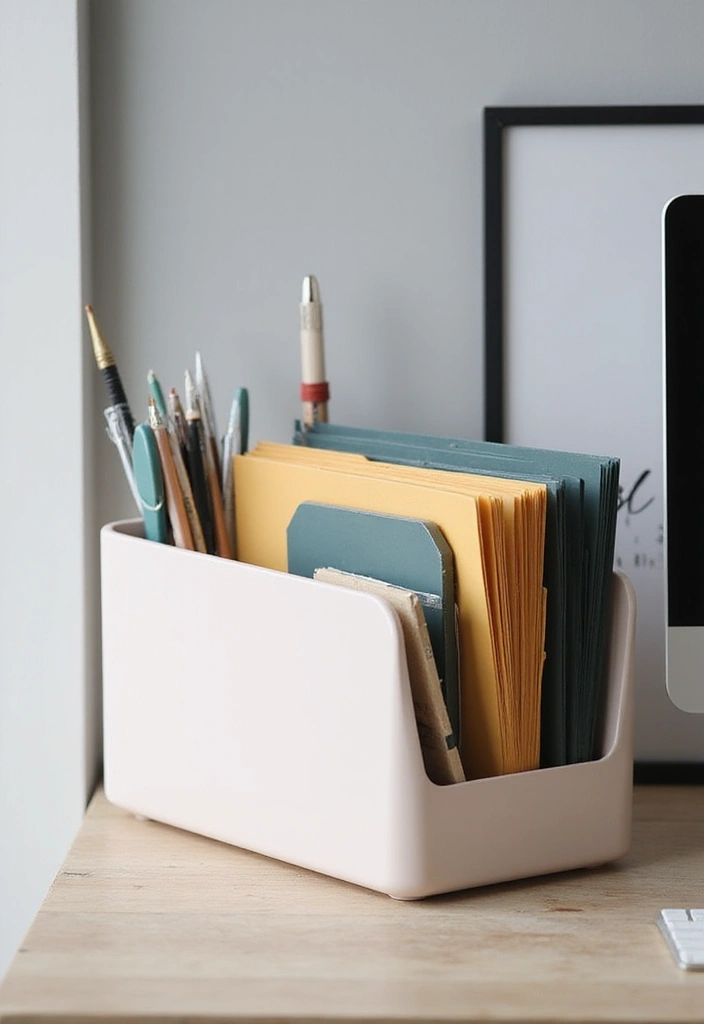 29 File Decoration Ideas That Make Office Supplies Fun and Stylish - 22. Multi-Functional File Systems