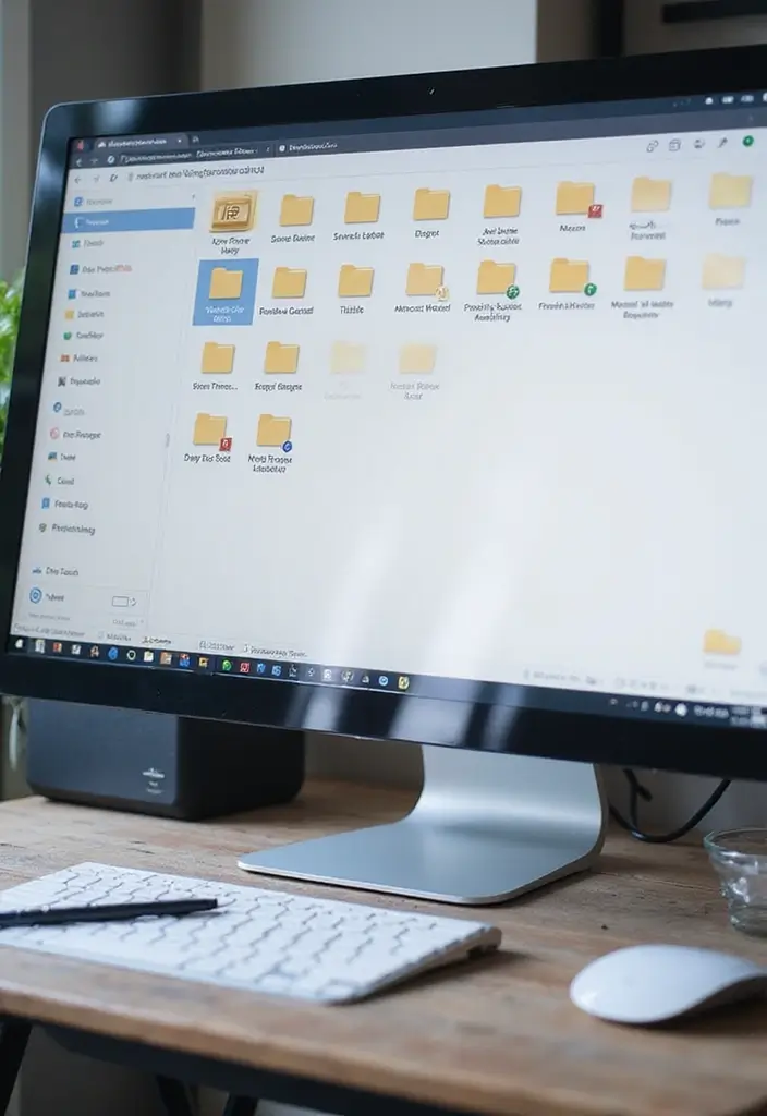 29 File Decoration Ideas That Make Office Supplies Fun and Stylish - 27. Organized Digital Files